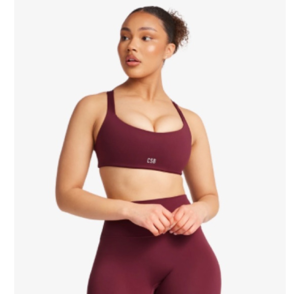 Csb serenity Naomi crop burgundy